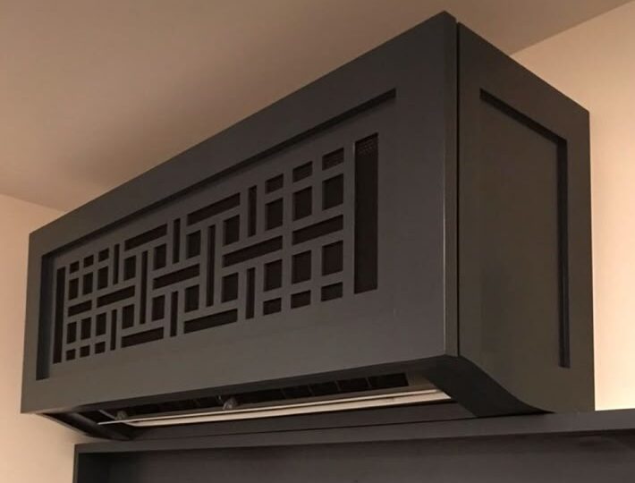 airco woonkamer wegwerken